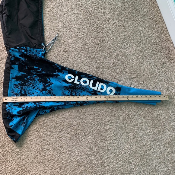 Puma NEW Jacket Cloud9 Silencer Open Front Crop Fit Blue Medium Athletic Fitness - Picture 11 of 15